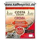 Costa Colon Kaffeepads Megabeutel Regular 100 Pads