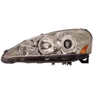 Anzo USA 121196 Acura RSX Projector with Halo Chrome Clear Headlight 