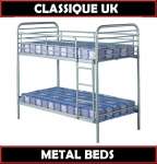 Classique Albany Bunk Bed in Pine Wood 3ft Single  