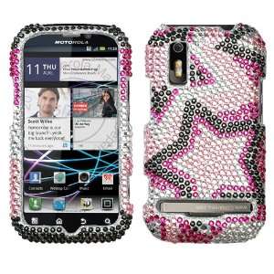   Bling for Mororola Photon 4G MB855 Sprint   Twin Pink Stars Cell