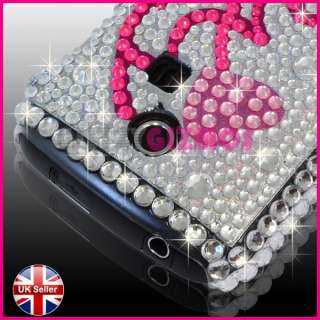 DIAMOND BLING CRYSTAL GLITTER GEM CASE COVER FOR SAMSUNG CHAT CH@T335 