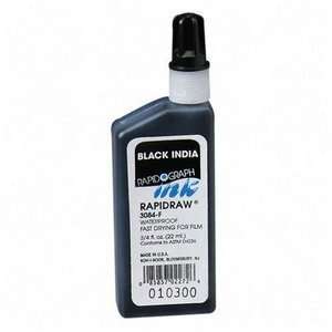  Chartpak 3084f.bla Rapidraw Black India Ink For 