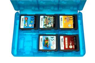 DS Game Case Holder 24 Blue Nintendo 3DS DSi XL Lite DS  