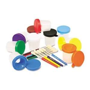  Creativity Street® No Spill Paint Cups and Brushes Pack 