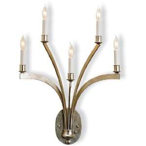 Currey and Company 5020 Galaxy 5 Light Wall Sconce in Contemporary 