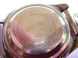   strap stainless steel signed seiko diameter without crown 38 mm