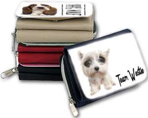 Cute Westie West Highland Dog Breed Purse Wallet Gift  