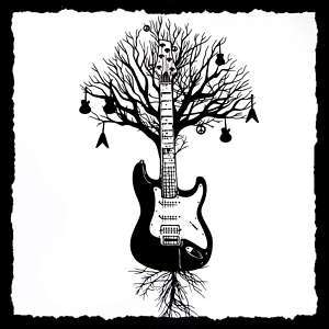 ROCK STAR Guitar Tree Hero Mens T SHIRT music roots XL  