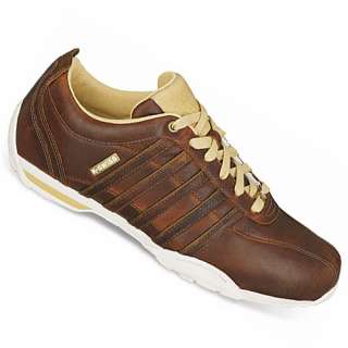 Sports Mart   K Swiss Arvee 1.5 Low Leather Trainers Brown/Antq White 