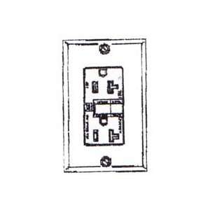    COOPER WIRING DEVICES  VGF15B 15A GFI RECEPTICAL