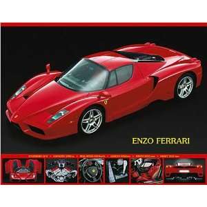  Poster, Enzo Ferrari, Final Size 19.75 in X 15.75 in 