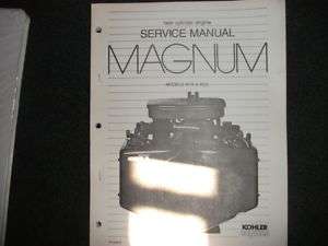 Kohler Magnum M18 M20 twin cylinder service manual  