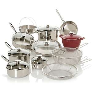 Wolfgang Puck Bistro Elite 27-piece Stainless Steel Cookware Set 