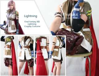 Final Fantasy XIII Lightning Cosplay Costume for Sale  FF Lightning 