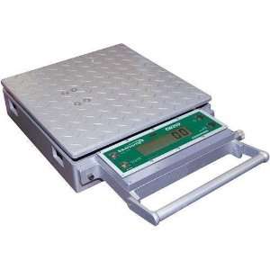 Health O Meter 1100KL Digital Bariatric Scale 1000 x0.2lb/454 x 0.1kg w/  Rails & Wheels