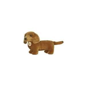   Realistic Stuffed Dachshund 11 Inch Plush Dog By Aurora Toys & Games