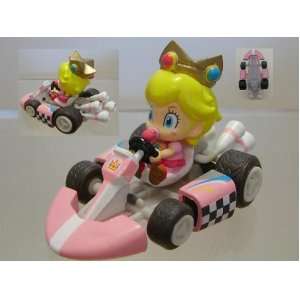   Tiny Mini Super Mario Baby Peach Kart Figure (1 X 2) Toys & Games
