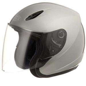  GMax GM17 SPC Open Face Helmet 2008   Large/Dark Silver 