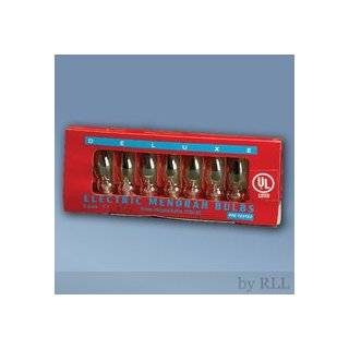 Pack 3 Electric Menorah Blue & White Flame Shaped Replacement Bulbs 