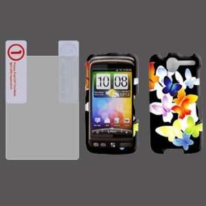  Color Butterfly Hard Protector Case With Crystal Clear LCD Screen 