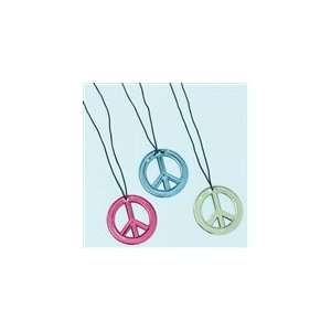  Peace Sign Necklaces Assorted Toys & Games