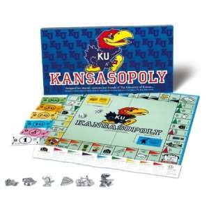    Kansas Jayhawks NCAA Kansasopoly Monopoly Game Toys & Games