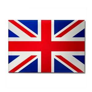 Union Jack Flag Cute Rectangle Magnet by   