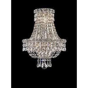 Invisible Design 3 Light 17 Chrome or Gold Wall Sconce Dressed with 