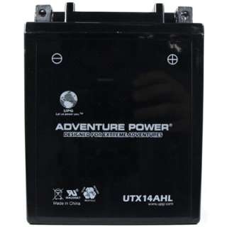   UPG UTX14AHL 12V 12Ah Motorcycle Battery Replaces YTX14AHL BS