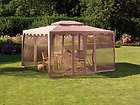 LIVING ACCENTS GAZEBO 10 x 12 x 9 3/4H L GZ099PST