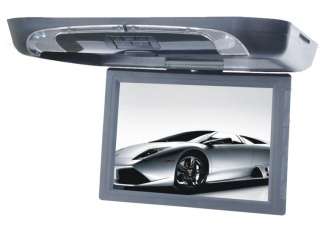 TVIEW 15 Gray Flip Down Car Monitor DVD/USB/SD Player  