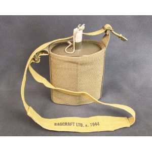   Day Water Bottle Set with Desert Carry Strap 1944 Dated Everything
