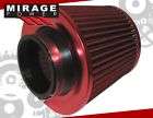 TURBO/SUPERCHARGER 3 ID INNER HIGH FLOW AIR FILTER FULL RED 240SX 