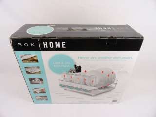 Bon Home DDR100WH Heat & Dry Dish Rack  