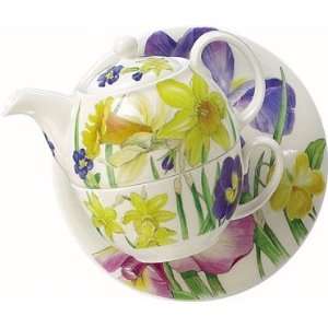  Roy Kirkham Spring Flowers Bone China Tea for One Set 