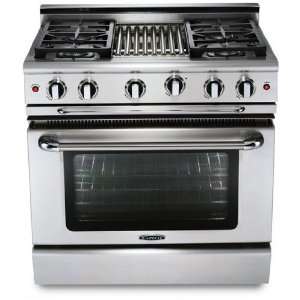   Range 4 Burners with Grill   Natural Gas   Stainless Steel Appliances