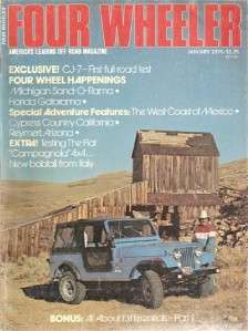 January 1976 Four Wheeler Michigan Sand O Rama CJ 7 Hudson Steering 