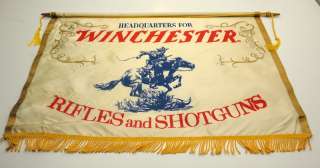Winchester Western Ammunition World Champion Headquarters Banner Sign 