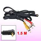Pin S Video 3 5mm Audio Stereo Jack 3 RCA TV Cable  