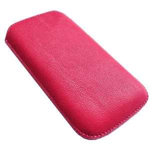 APPLE IPOD TOUCH 2 / 3 ( 2ND / 3RD GENERATION ) Hot Pink Textured PU 