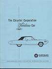 1963 1964 CHRYSLER TURBINE CAR ENGINEERING STAFF DATA FROM THE FACTORY