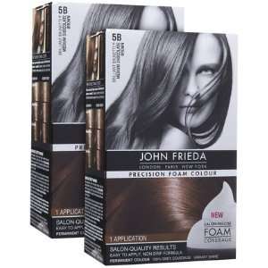   Foam Hair Colour, Medium Chocolate Brown 5B, 2 ct (Quantity of 2
