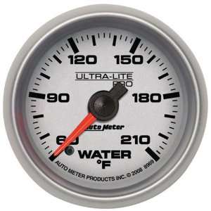 Auto Meter 8969 Ultra Lite Pro 2 1/16 60 210 Degree Fahrenheit Water 