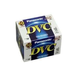   DVM60EJ10P MiniDV Cassette Tape (60 Minutes, 10 Pack)
