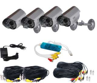 Channel CCTV Audio IR Security Camera USB 2.0 DVR CCTV Surveillance 