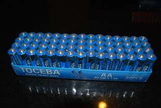 LOT 60pc AA Batteries SUPER HEAVY DUTY 1.5V  