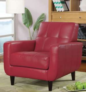 NEW MONROE MODERN BYCAST LEATHER ACCENT CHAIR  