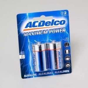  AC Delco 2 Pack C Batteries Electronics