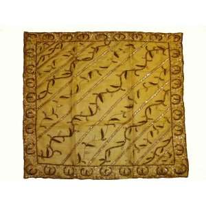  Tablecloth Handmade Gold Decorative Bead Work Table Gift 