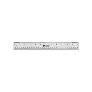   By Business Source   Acrylic Ruler 6 L 1/16 Scaled Shatterproof Clear